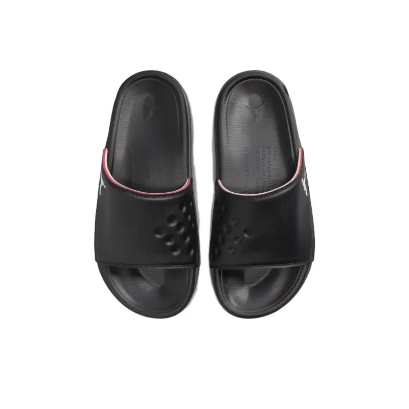 JORDAN Play Slide Black University Red-3