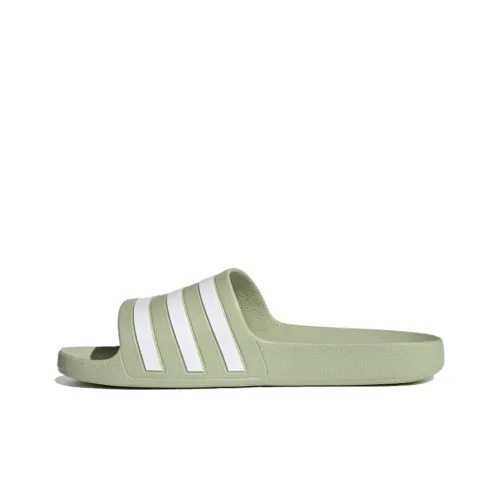 Adidas Adilette Series Slide Slippers Women's Green/White