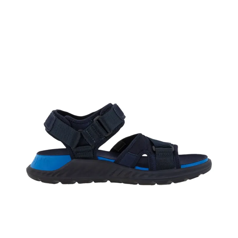 Ecco Exowrap 3Strap Stylish Sandal Men's Blue-1