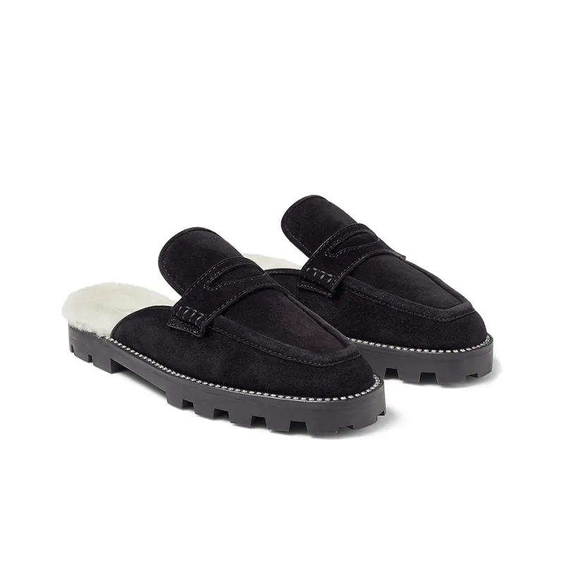 Jimmy Choo Ronnie Flat Stylish Sandals Women's Black-2