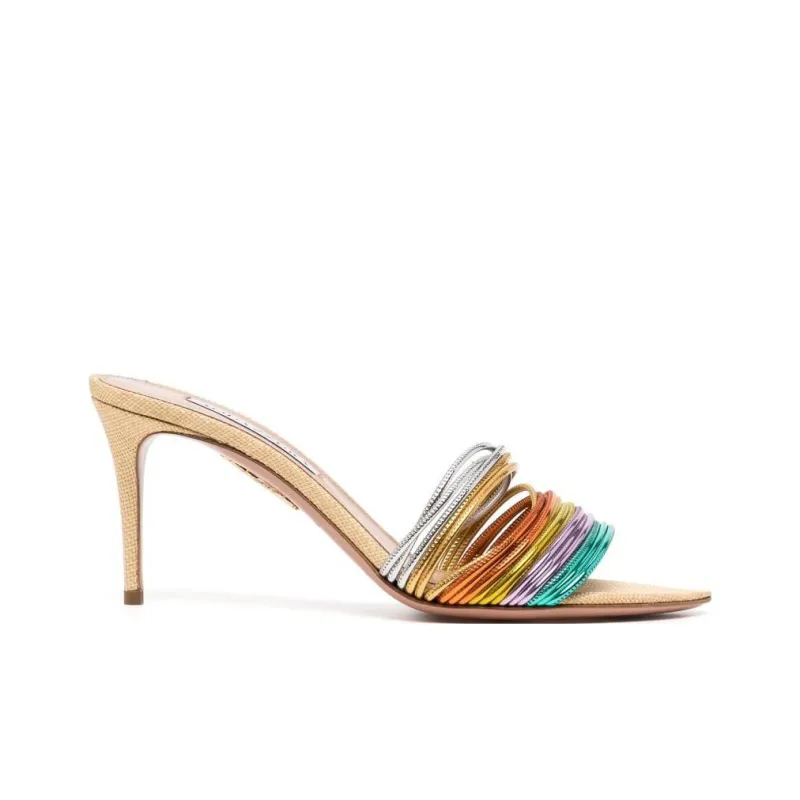 AQUAZZURA Rendez Vous 75mm Mules-1