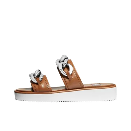 MICHAEL KORS Slide Slippers Women's Brown