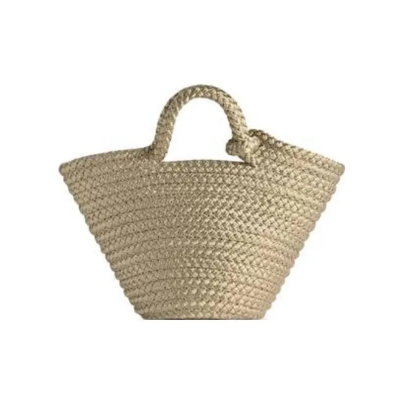 Balenciaga Polyester Lambskin Handbag Shoulder Bag Mini Women's Beige-3