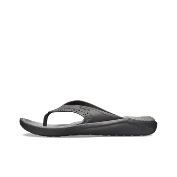 Crocs LiteRide Minimalistic Beach Flip Flops Dark Grey