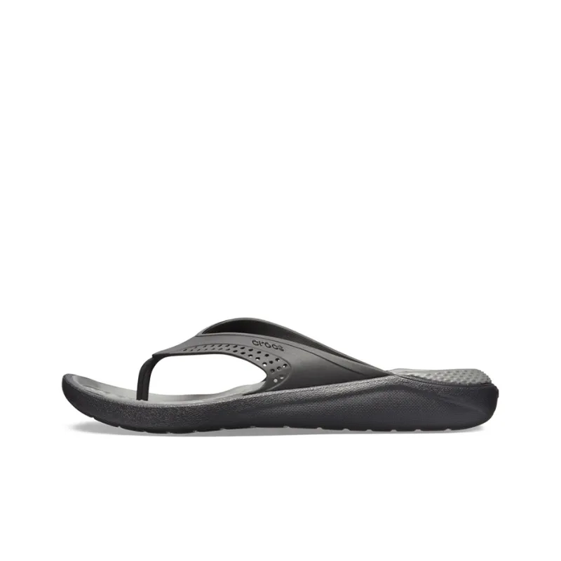 Crocs LiteRide Minimalistic Beach Flip Flops Dark Grey-0