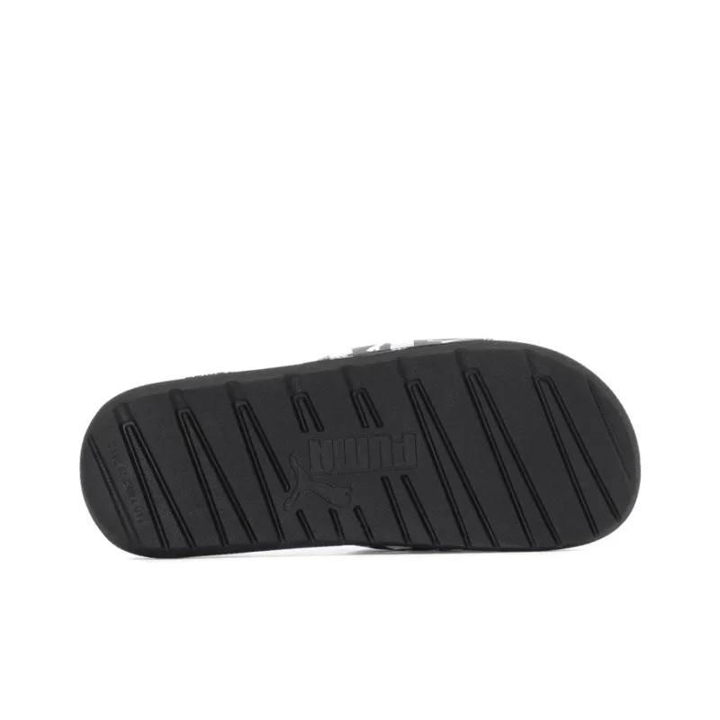 PUMA Cool Cat Bold 2 Slide All Over Logo Black White-4