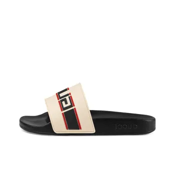 GUCCI Stripe Slide White