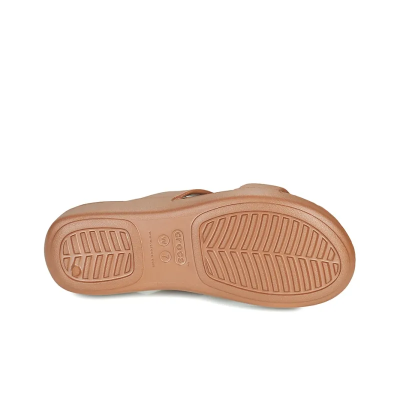 Crocs Monterey Slide Slippers Women's Brown-6