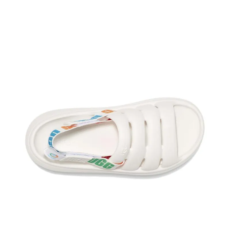 UGG Sport Yeah Collection Stylish Sandals Women's White-3
