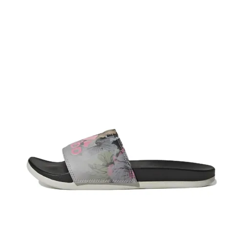 Adidas Adilette Series Slide Slippers Women's Gray/Pink/Black