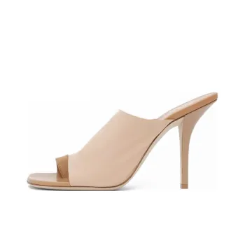 Burberry Stylish Sandals Women's Beige Pink