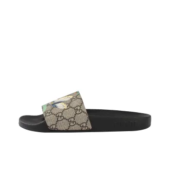 GUCCI Women's Pursuit Gg Supreme Slide 'Flowers' Women's