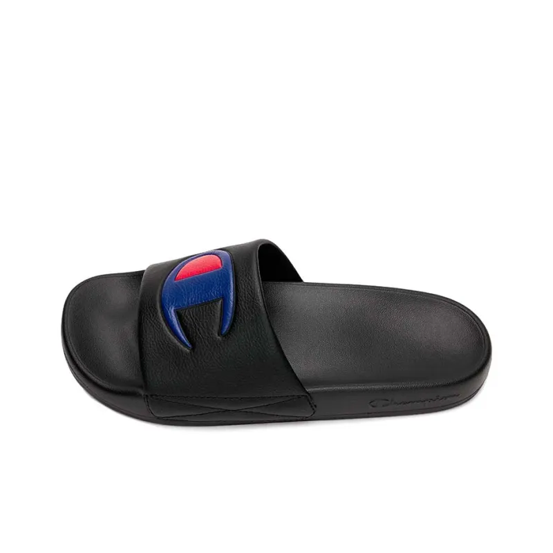 Champion Campus Abrasion Resistant Slide Slippers Unisex Black-0