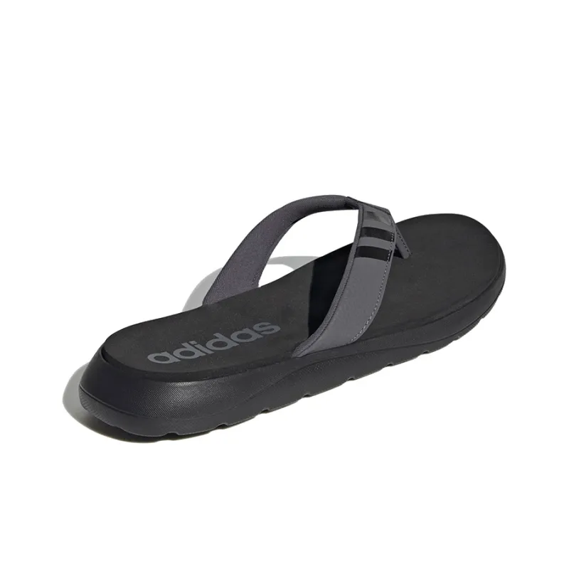 Adidas Comfort Flip Flops Core Black Grey-3