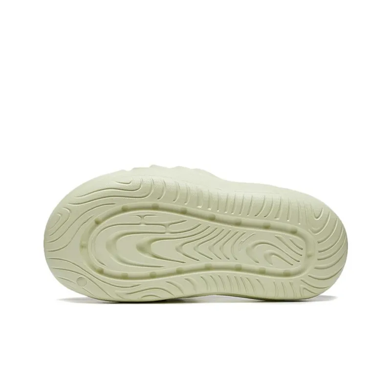 LiNing Quiet Abrasion Resistant Slide Slippers Women's Light Fruit Green-4