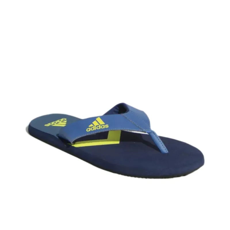 Adidas Eezay Rubber Sole Slip-Resistant Slide Slippers Men's Blue-2