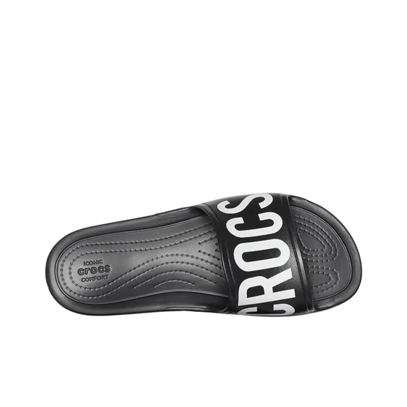 Crocs Sloane Slide Slippers Women's Black-4