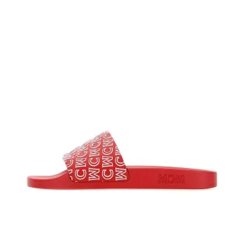 MCM Slide Slippers Men Red
