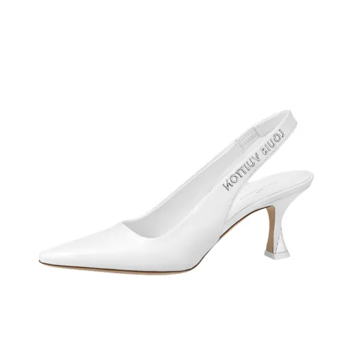 LOUIS VUITTON SPARKLE High Heels Women's White