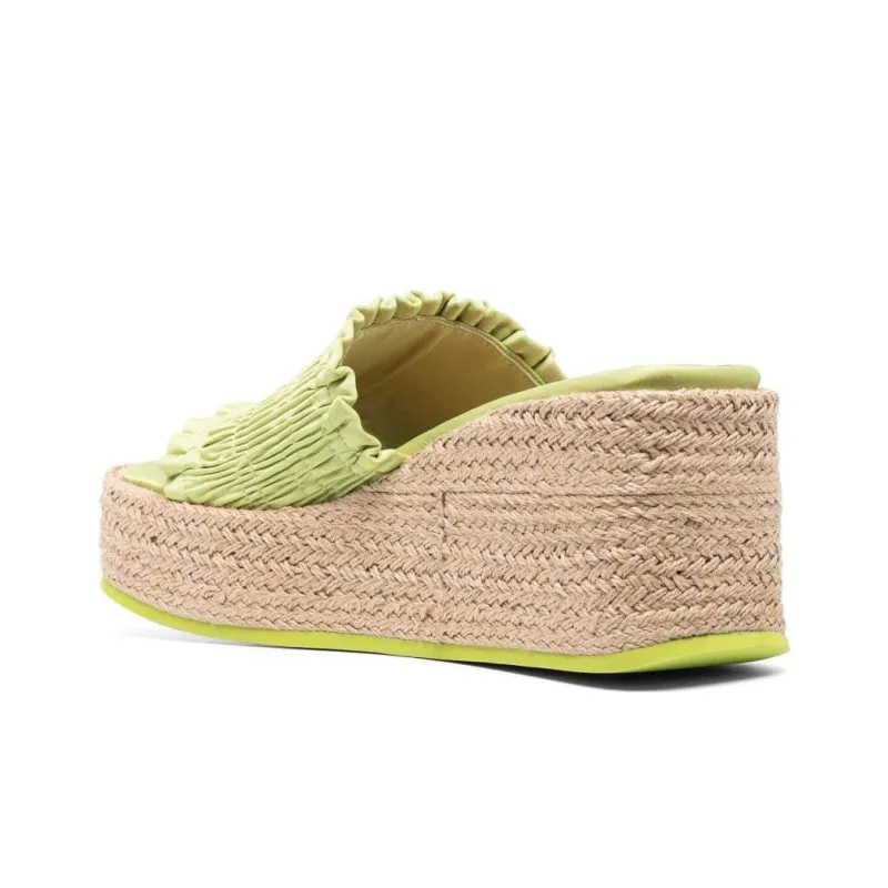 GANNI Smock Espadrille Wedge Sandals-3