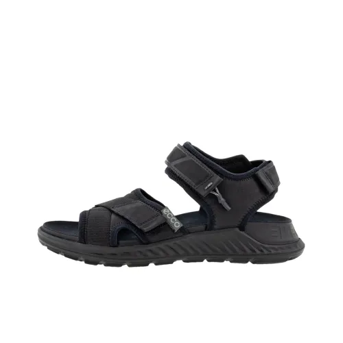 Ecco Exowrap Beach Sandals Men Black