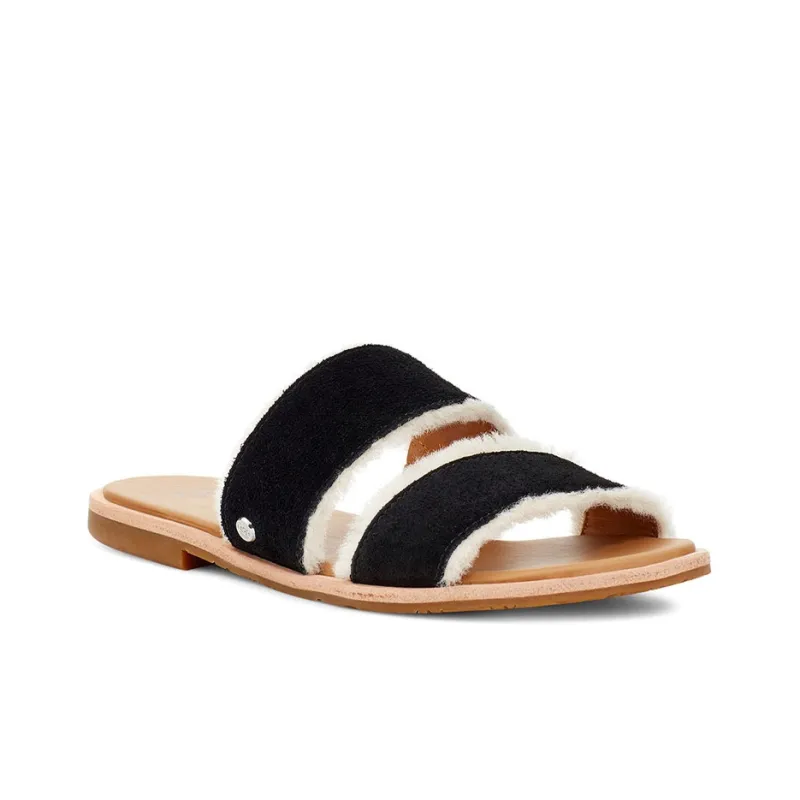 UGG Rubber Sole Slide Slippers Women's Black-2