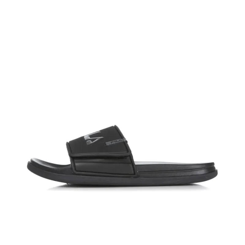 FILA Velcro Sports Slippers Black Korean Version-0
