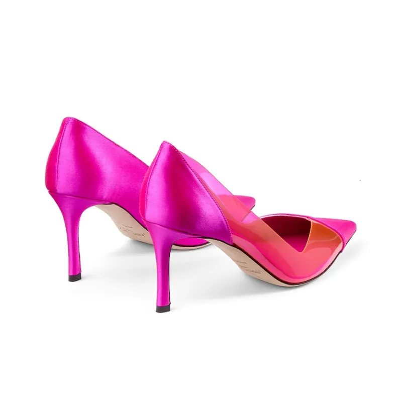 Jimmy Choo Cass High Heels Women's Peach Pink-3
