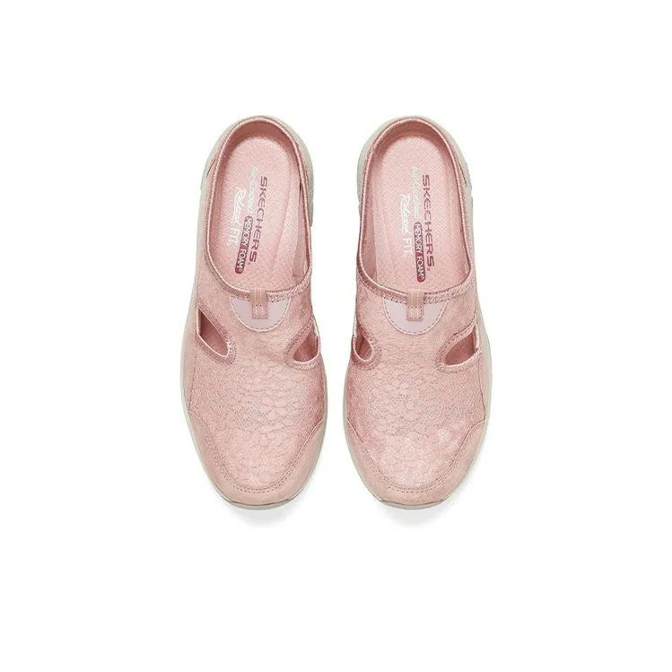 Skechers Glimmer Rubber Sole Slip-Resistant Slide Slippers Women's Pink-3