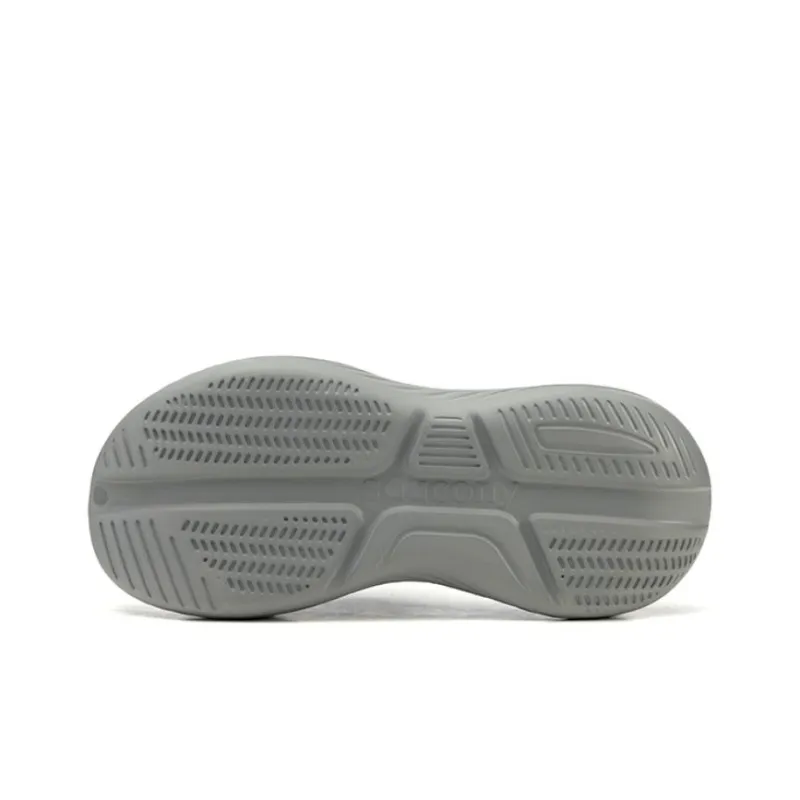 Saucony Cradle Slip Resistant Abrasion Resistant Slide Slippers Unisex Gray Black-4