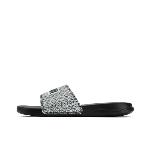 PUMA Popcat 20 Rubber Sole Slide Slippers Unisex Black White
