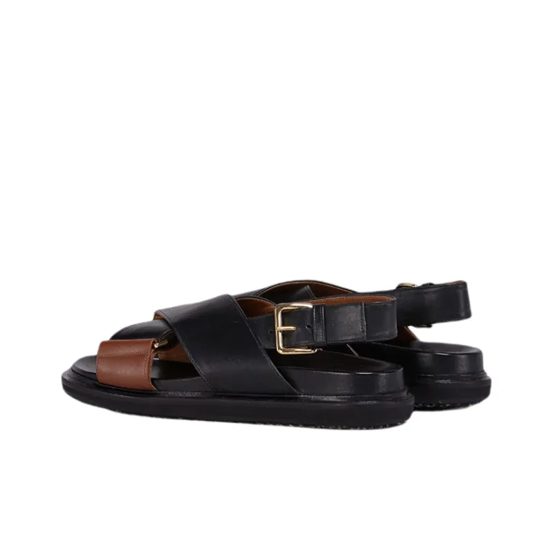 MARNI Fussbet Crossover-strap Sandals-3