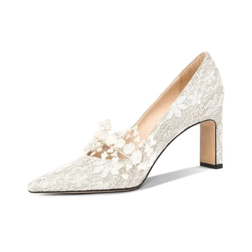 Lily Wei High Heels Women's White