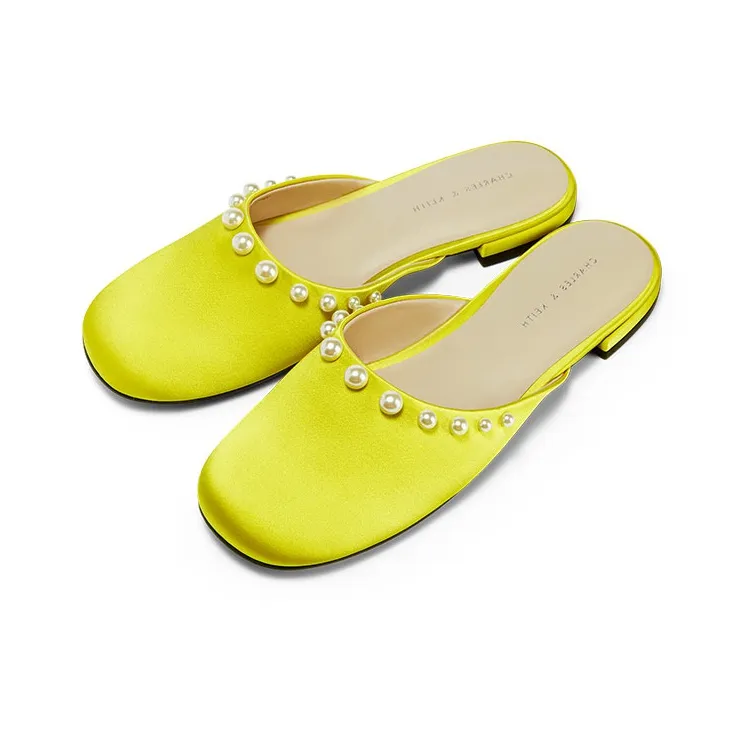CHARLES&KEITH Stylish Sandal Women's Cyan Yellow-2
