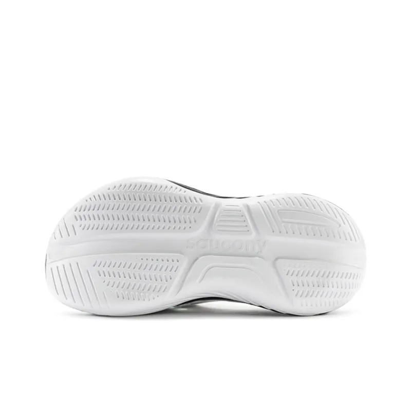Saucony Cradle Slip Resistant Abrasion Resistant Slide Slippers Unisex White Black-4