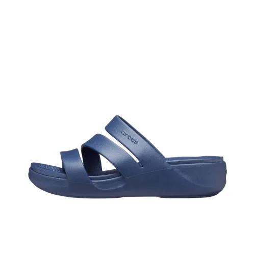 Crocs Monterey Slide Slippers Women's Marine Blue