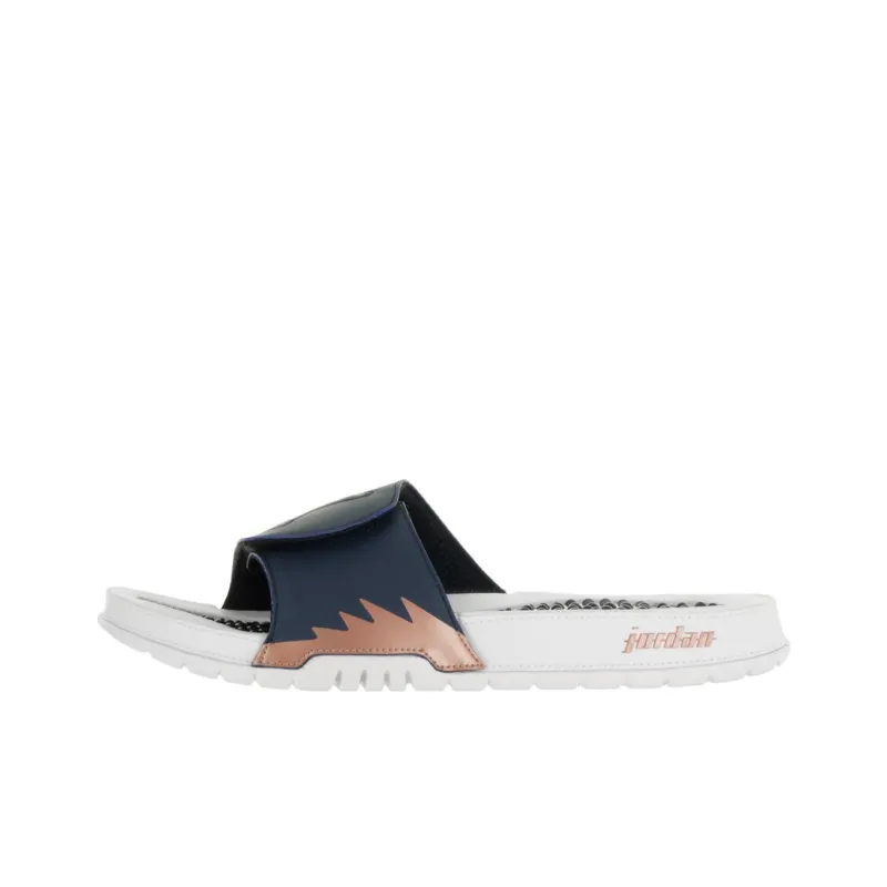 JORDAN Hydro 5 Retro Slide 'Obsidian Metallic Red Bronze'-0