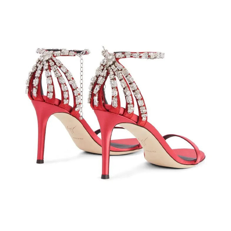 Giuseppe Zanotti Adele Crystal 85mm Sandals Women's-4