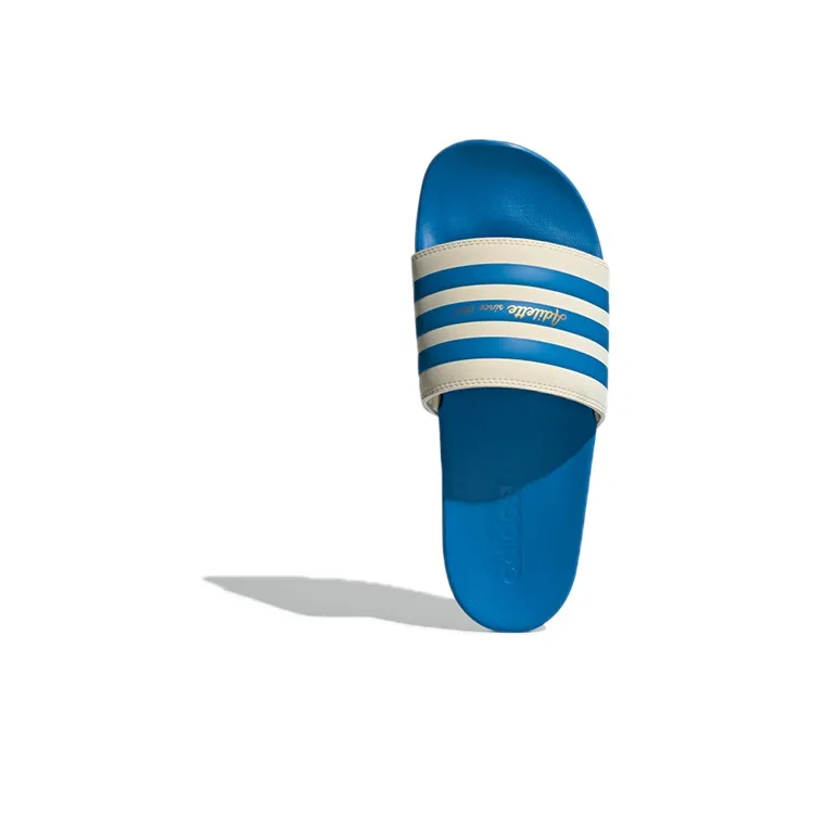 Adilette Adidas Comfort Slide 'White Blue Rush'-4