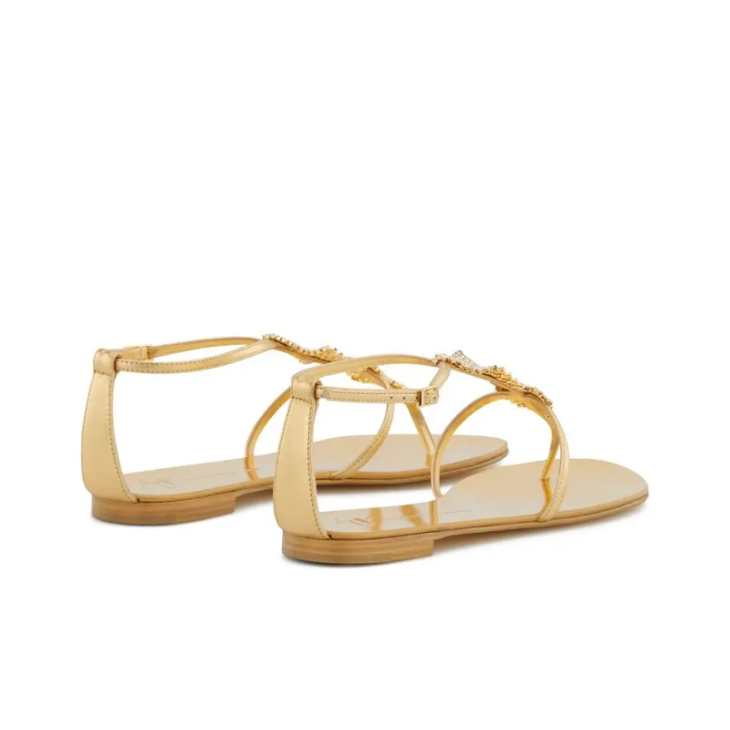 Giuseppe Zanotti/GZ Josie Strap Sandals Women's Gold-3