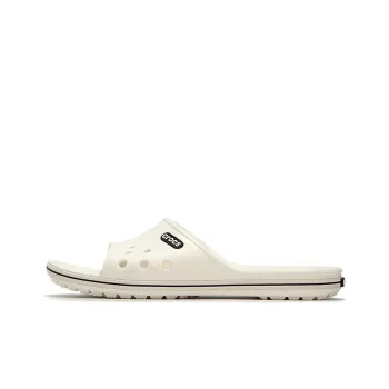 Crocs Fashion Casual White Slippers 'White Black'