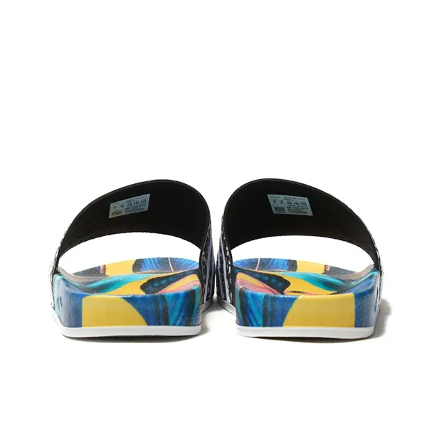 Adidas Adilette Slides The Farm Tropical Leaf Print Women's-4