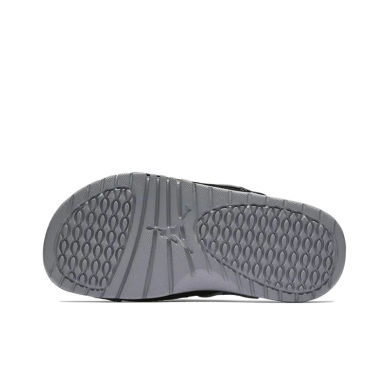 Jordan Hydro 4 Retro Slide GS 'Black Cement Grey'-4