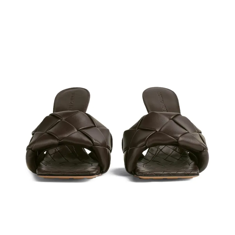 Bottega Veneta Lido Stylish Sandal Women's Coffee-3