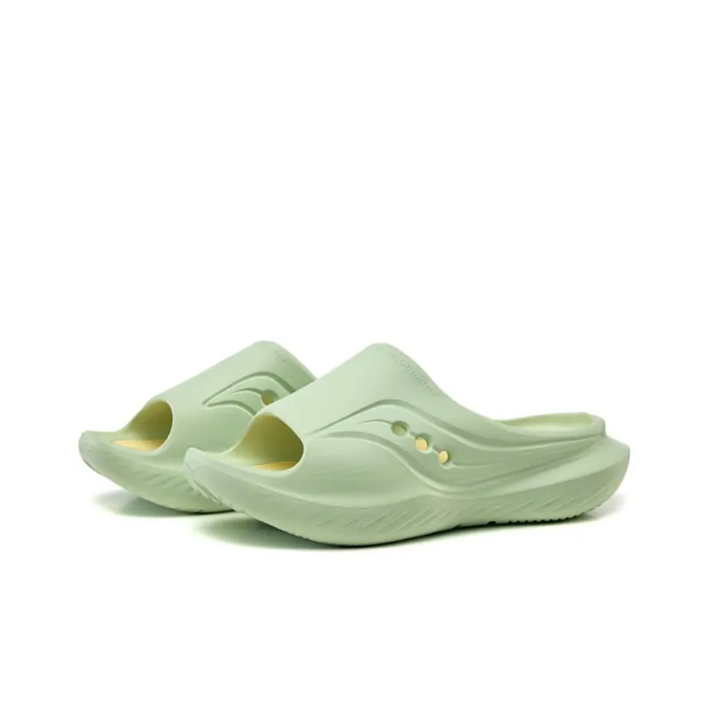 Saucony Cradle Slip Resistant Abrasion Resistant Slide Slippers Unisex Green-2