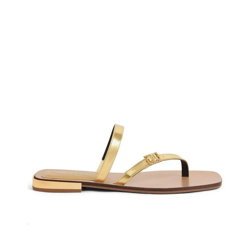 CHARLES&KEITH Stylish Sandal Women's Gold-1
