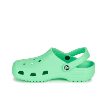 Crocs Classic Outdoor Flat Heel Sports Slippers Green