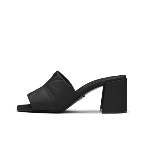 PRADA Slide Slippers Women's Black