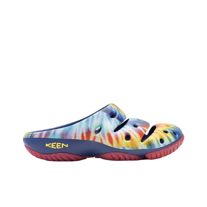 KEEN Yogui Artsfull Slide Slippers Men's Blue/Multicolor-1