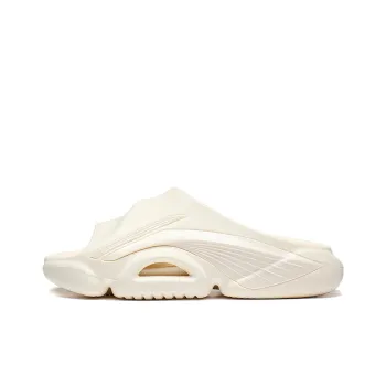 LiNing BADFIVE Slide Quiet Slide Slippers Women's Vanilla White